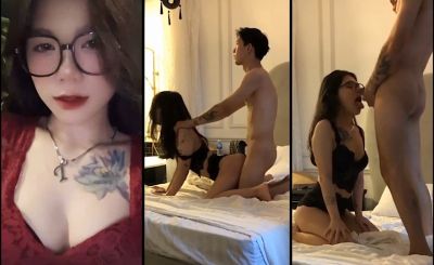 [Hot] Ngọc Hân 2k6 kính cận bú cu điêu luyện địt nhau cực hăng với anh người yêu xăm trổ Part 5
